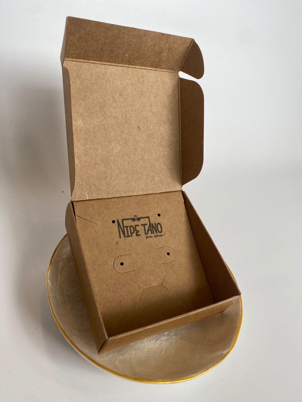 ハートチェーンピアス🍫チョコミント🌱
